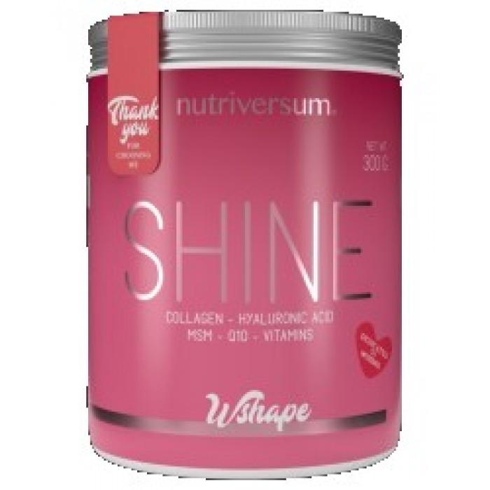 Nutriversum - Shine | Collagen - Hyaluronic Acid - MSM - Q10 - Vitamins | Dedicated to Women 300 gr.