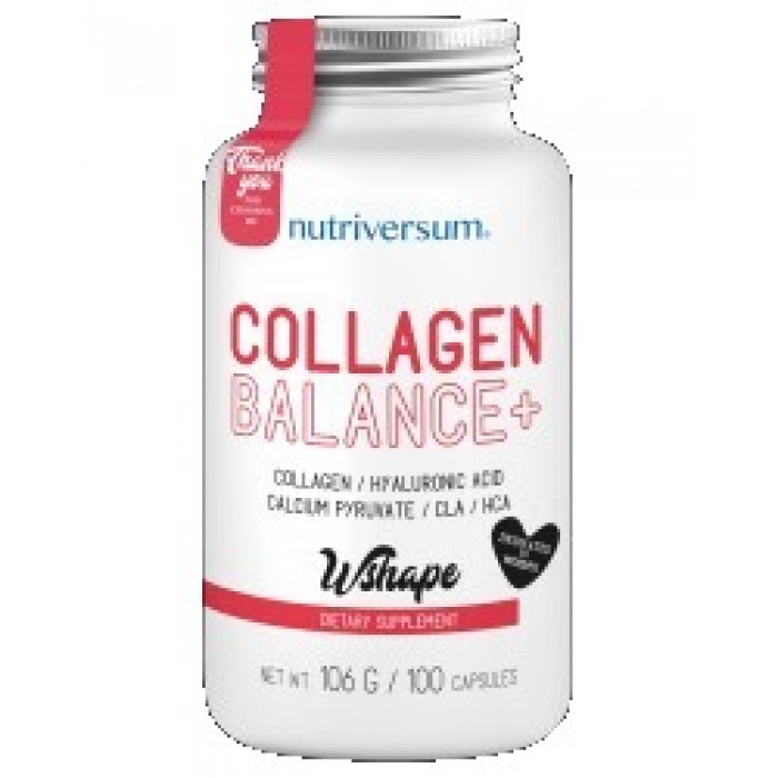 Nutriversum - Collagen Balance+ | with Hyaluronic, CLA, Garcinia / 100 caps.