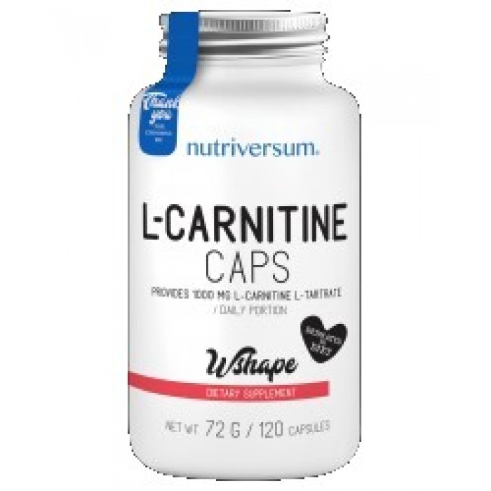 Nutriversum - L-Carnitine Caps 500 mg / 120 caps.