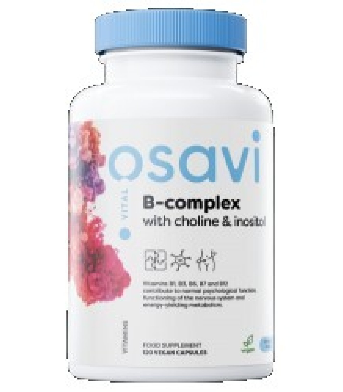 Osavi - B-Complex with Choline & Inositol / 120 капсули