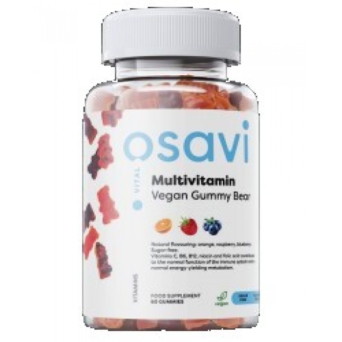 Osavi - Multivitamin Vegan Gummy Bear | Orange, Raspberry, Blueberry