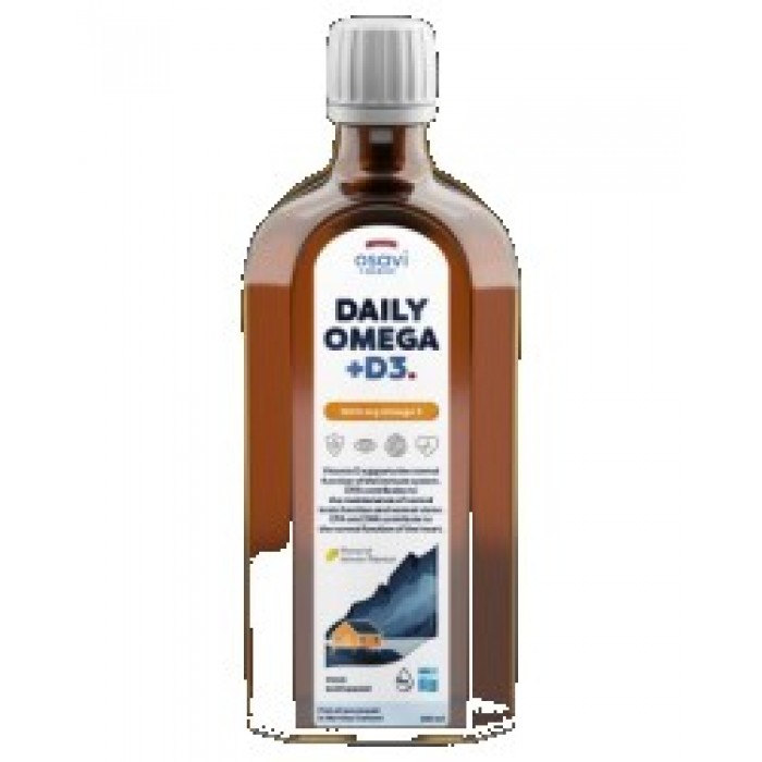 Osavi - Daily Omega + D3 Liquid | Natural Lemon Flavored / 250 мл