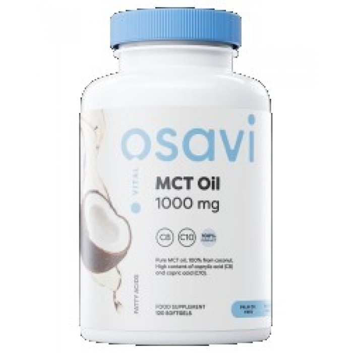 Osavi - MCT Oil 1000 mg | C8 + C10 / 120 Гел капсули