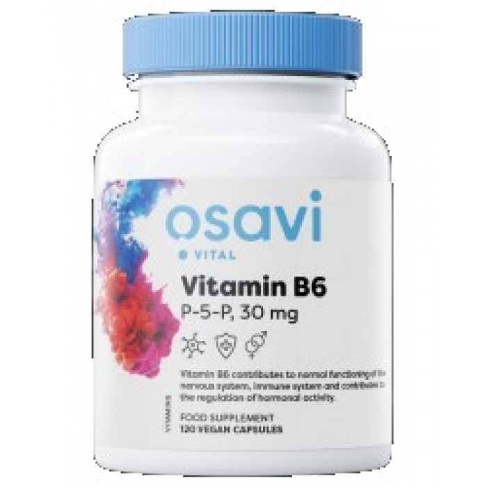 Osavi - Vitamin B6 | P-5-P 30 mg / 120 капсули