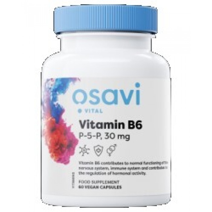 Osavi - Vitamin B6 | P-5-P 30 mg / 60 капсули