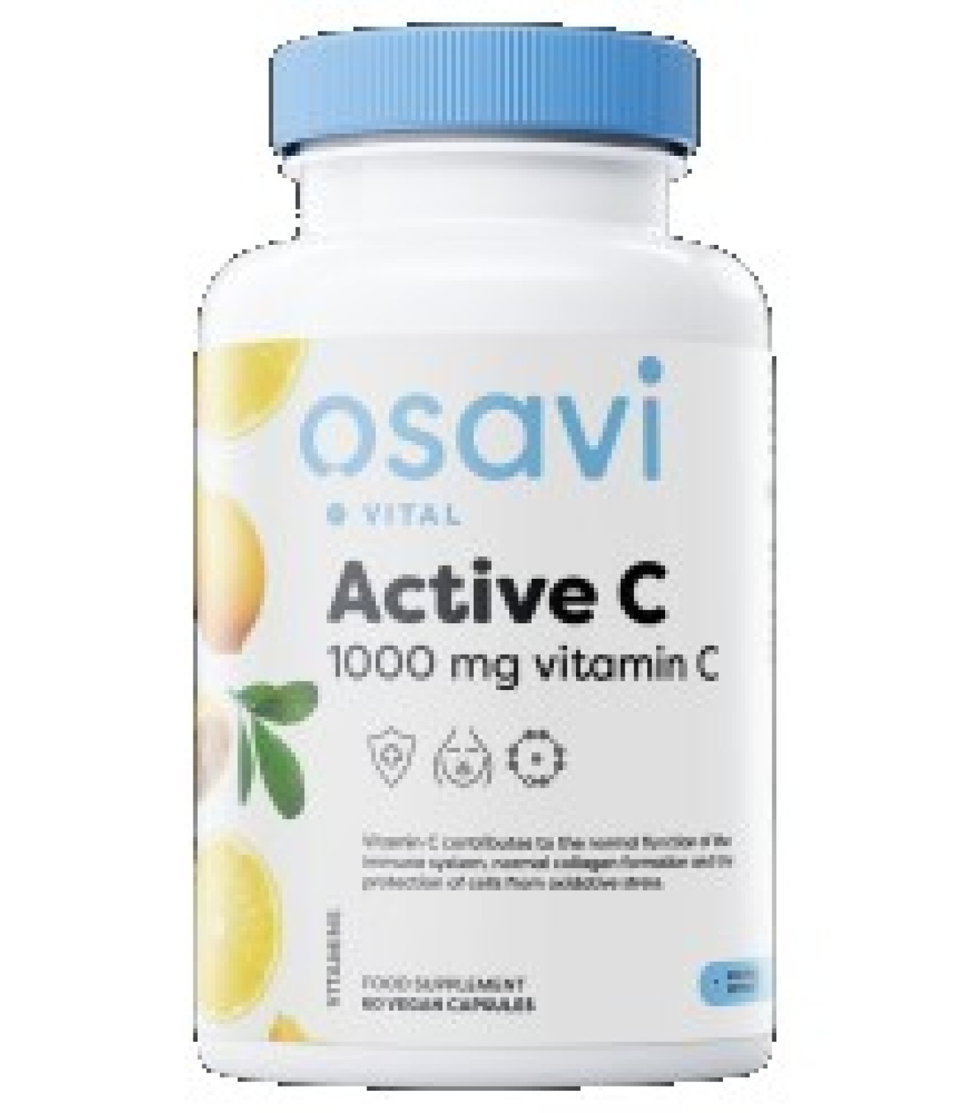 Osavi - Active C 1000 mg | PureWay-C® with Citrus Bioflavonoids & Acerola / 60 капсули