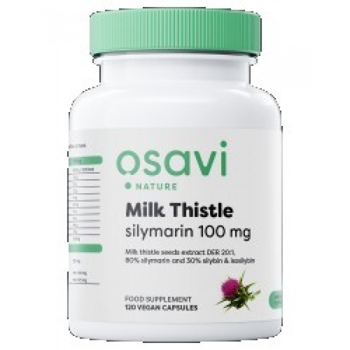 Osavi - Milk Thistle | Silymarin 100 mg / 120 капсули