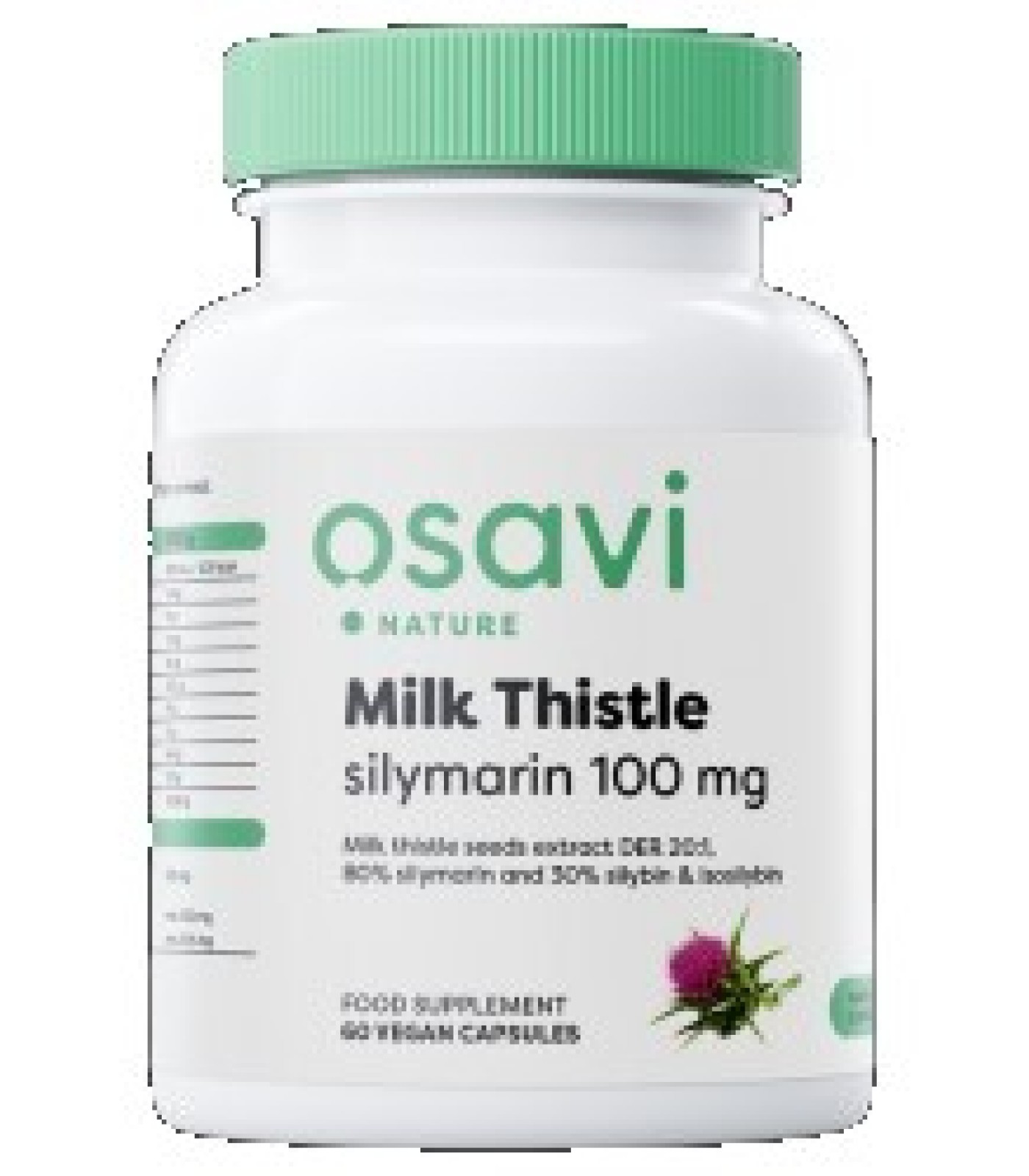 Osavi - Milk Thistle | Silymarin 100 mg / 60 капсули