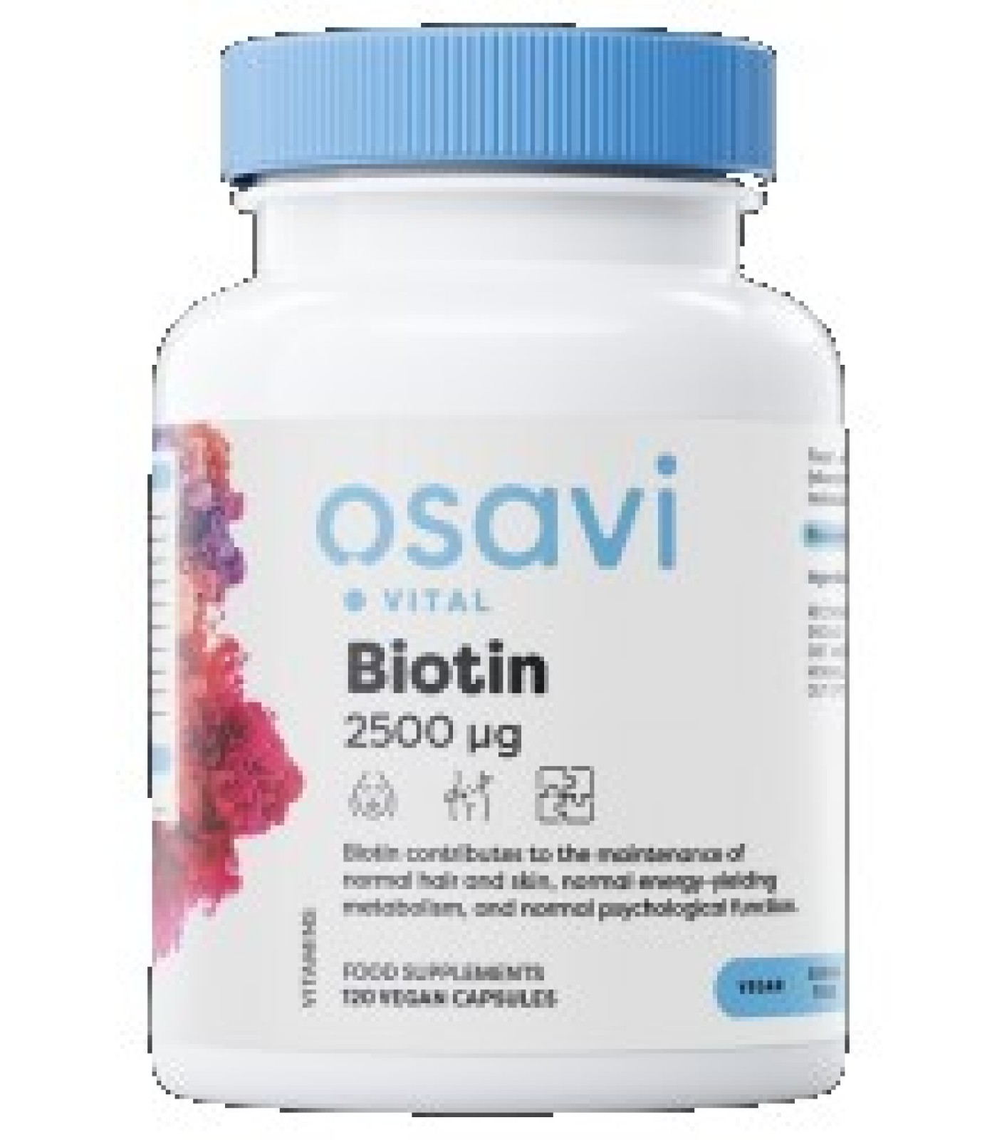 Osavi - Biotin 2500 mcg / 120 капсули