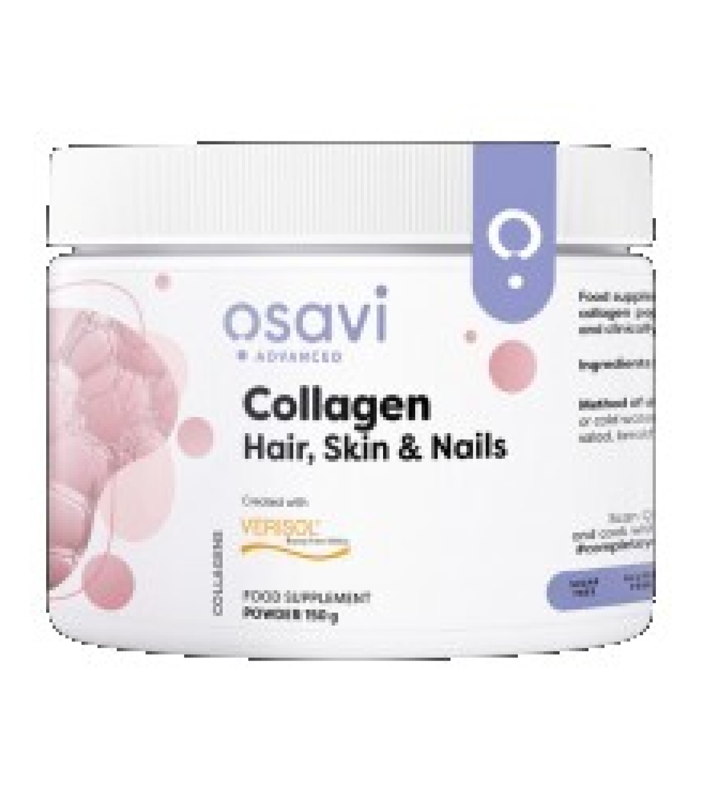 Osavi - Collagen Peptides | Hair, Skin & Nails with VERISOL® / 150 грама