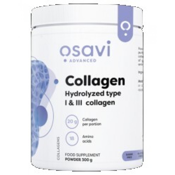 Osavi - Collagen Hydrolyzed Peptides | Type I & III / 300 грама