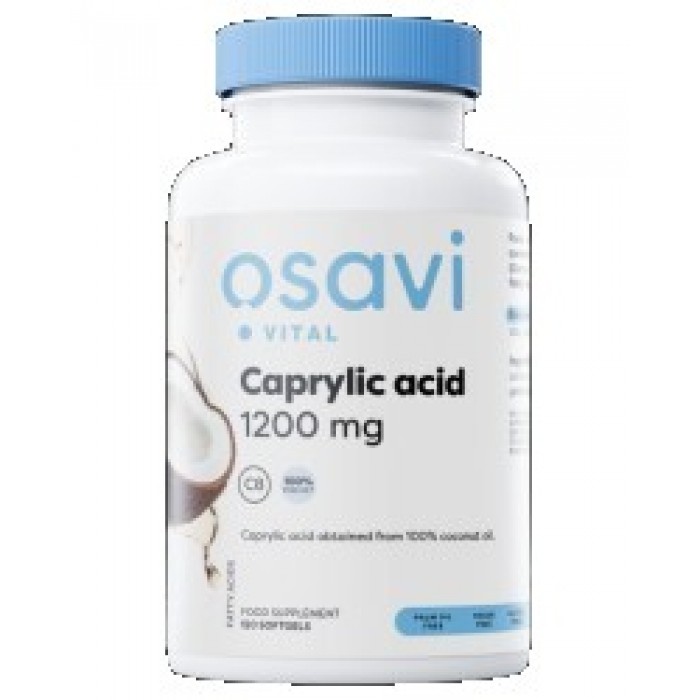 Osavi - Caprylic Acid 1200 mg / 120 Гел капсули