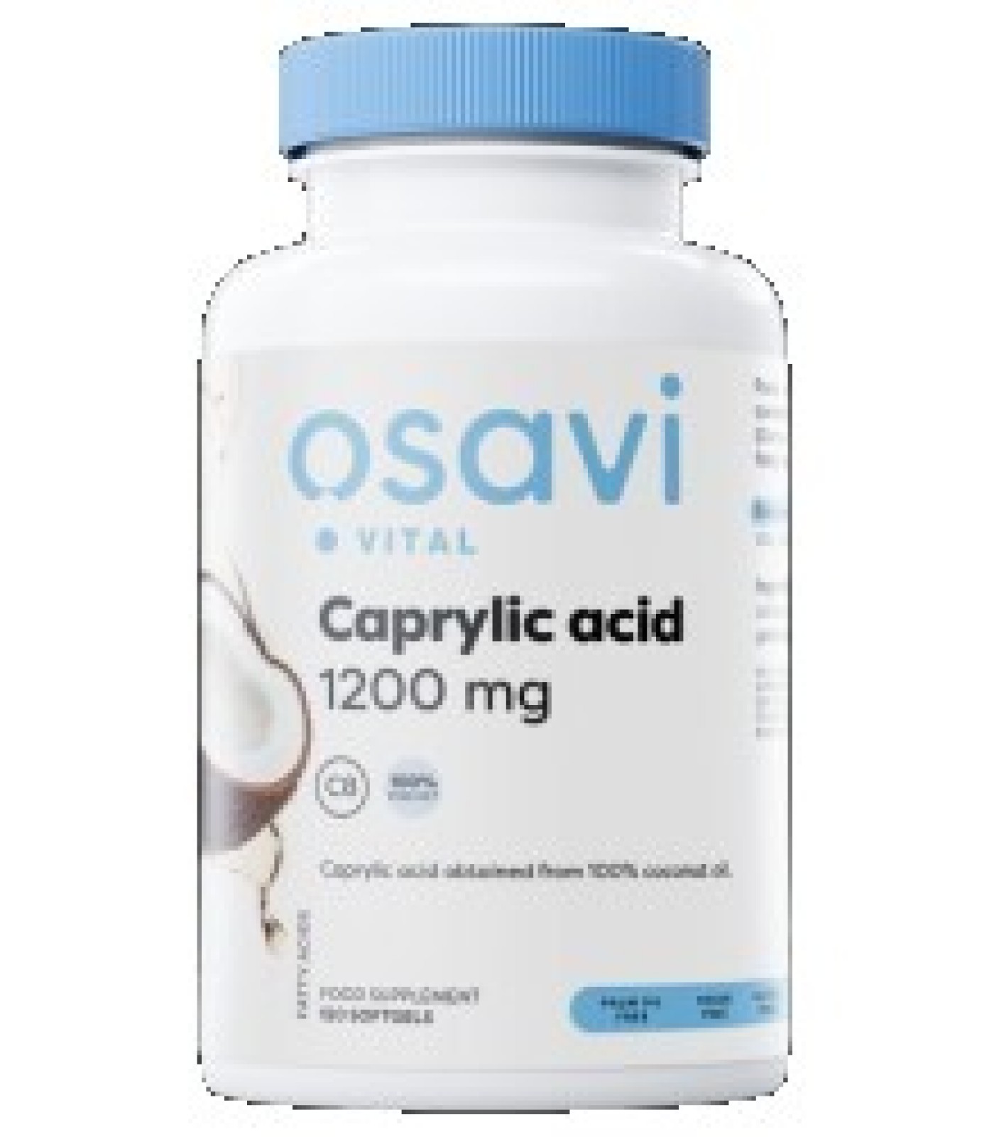 Osavi - Caprylic Acid 1200 mg / 120 Гел капсули