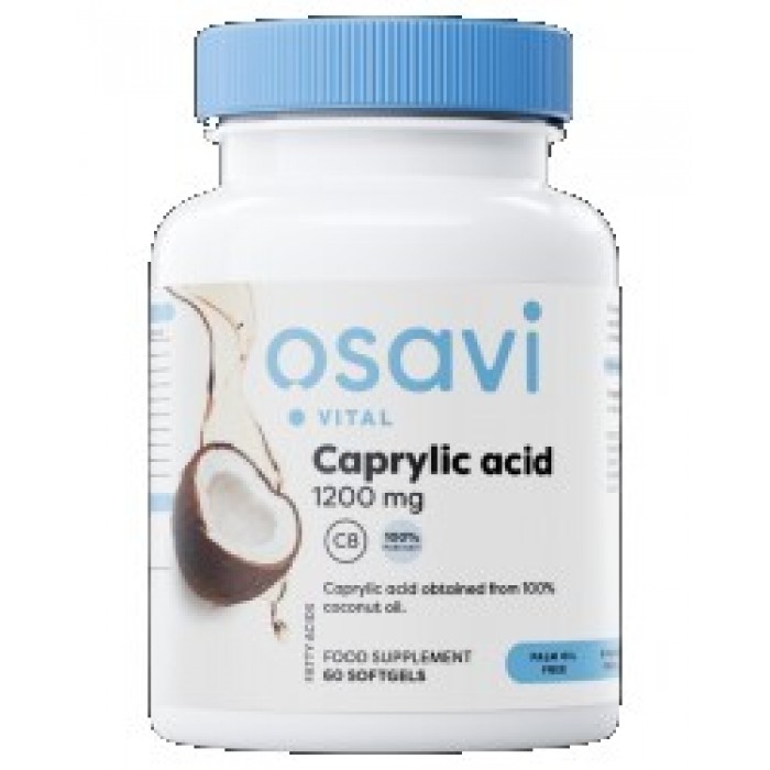 Osavi - Caprylic Acid 1200 mg / 60 Гел капсули