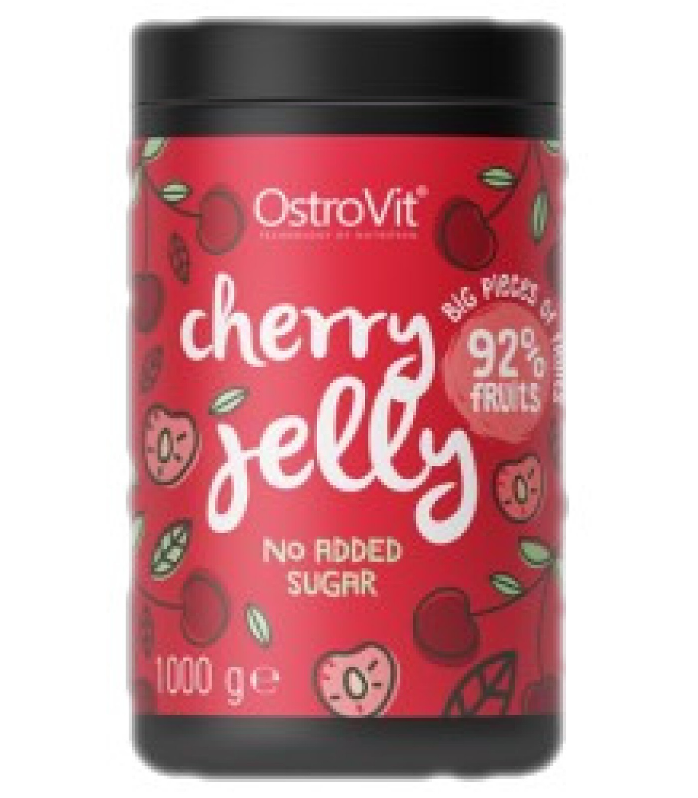 OstroVit - Cherry Jelly | 92% Real Fruits ~ No Added Sugar / 1000 грама