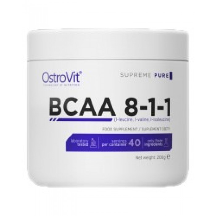 OstroVit - BCAA 8:1:1 Powder / 200 грама, 20 дози