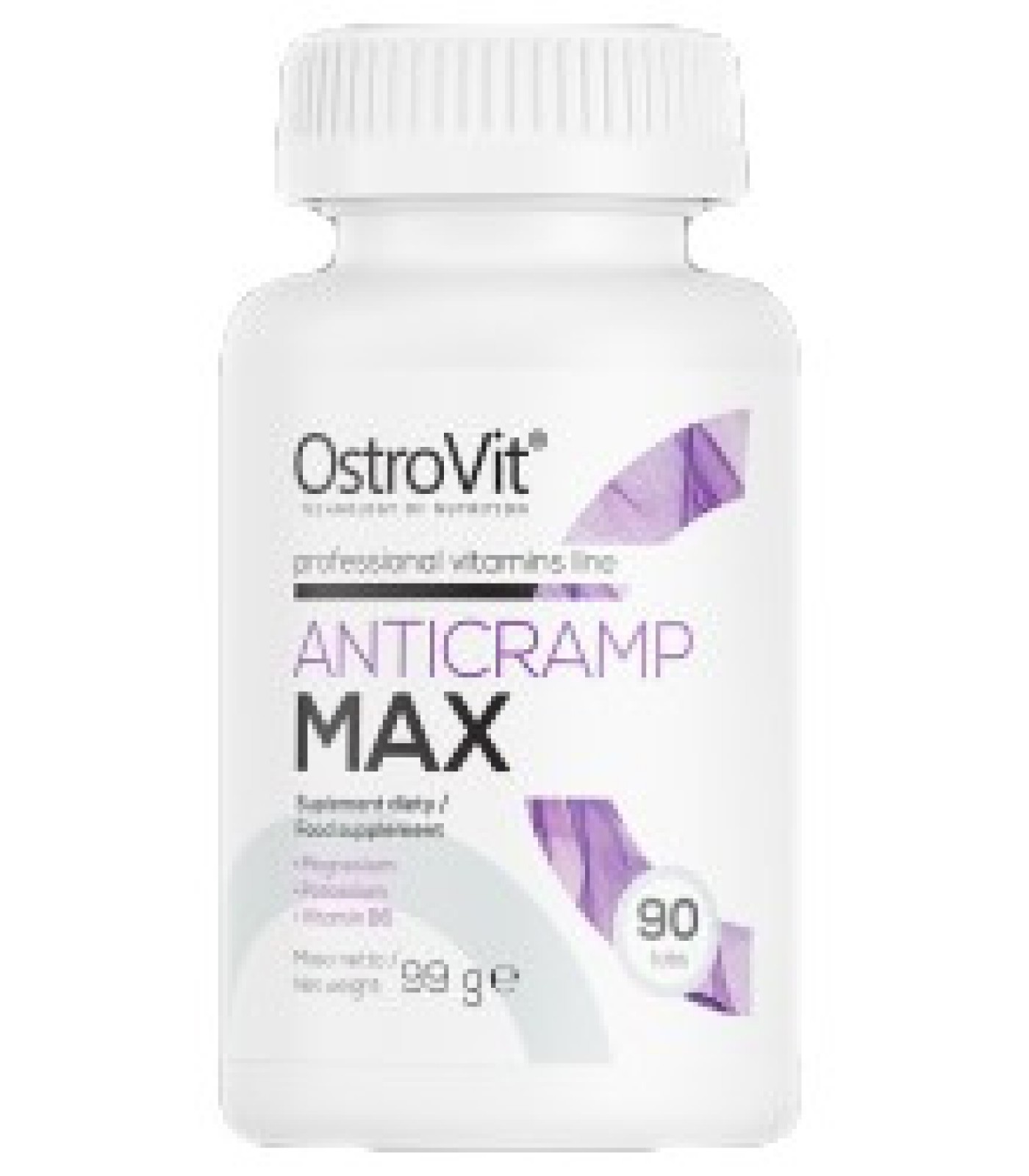 OstroVit - AntiCramp MAX / 90 Таблетки, 90 дози