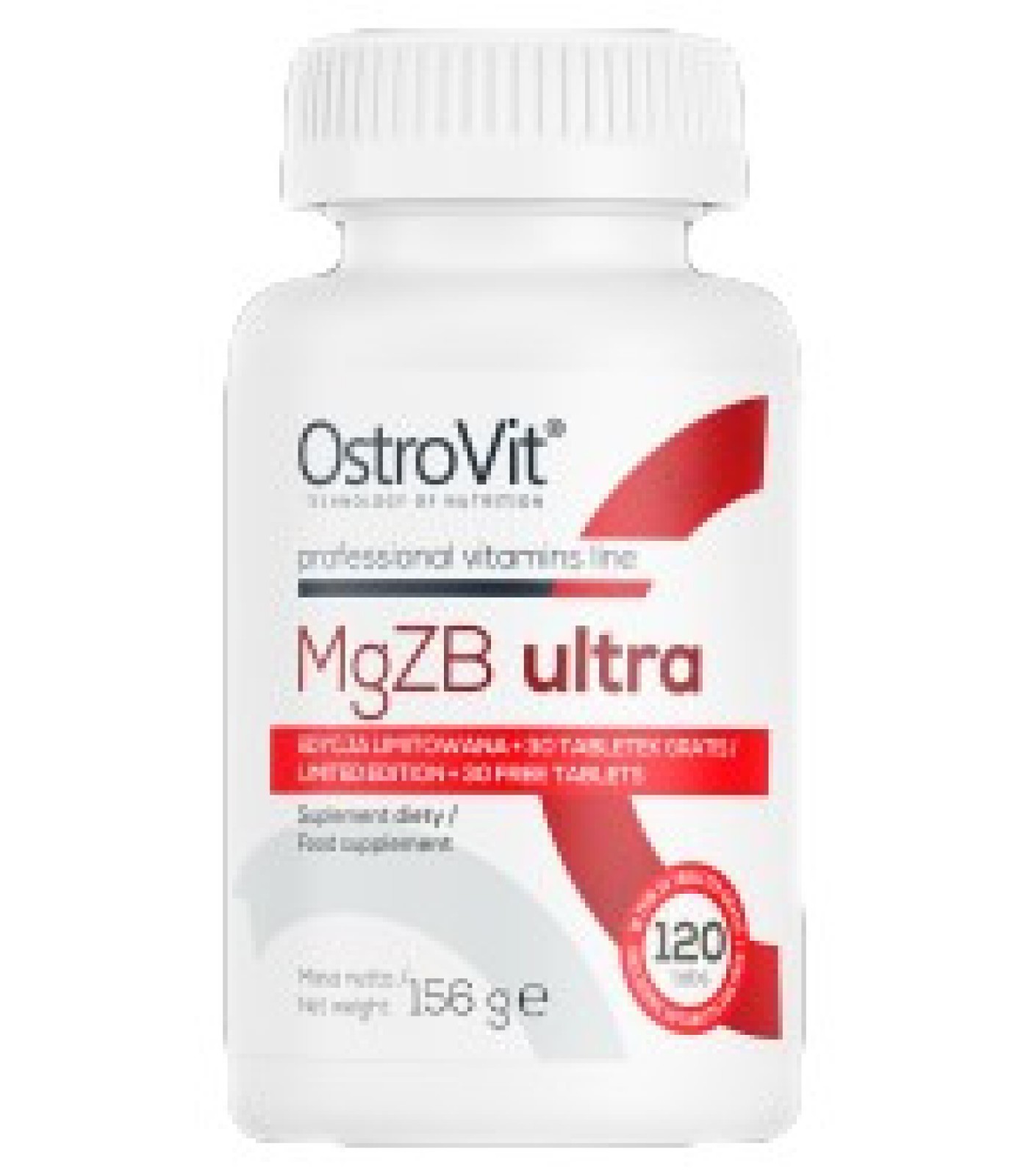 OstroVit - MgZB Ultra / ZMA / 120tabs.