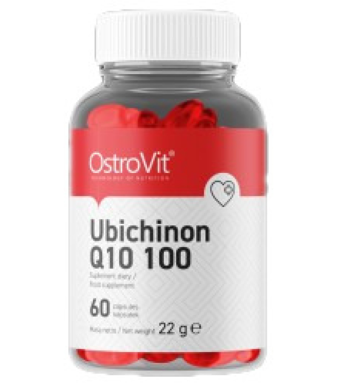 OstroVit - CoQ10 / Ubichinon 100 mg / 60softgels