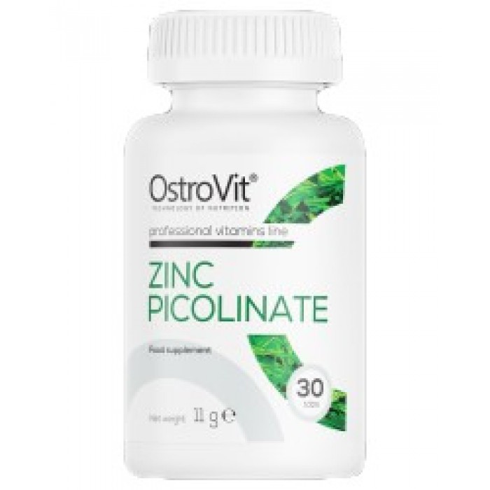 OstroVit - Zinc Picolinate 15 mg / 30 Таблетки, 30 дози