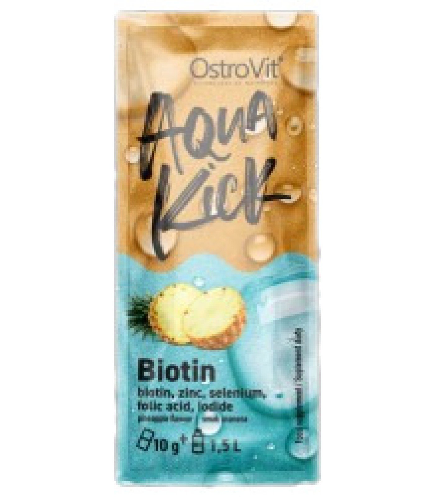 OstroVit - Aqua Kick / Advanced Hydration with Biotin, Zinc, Selenium / 10 грама