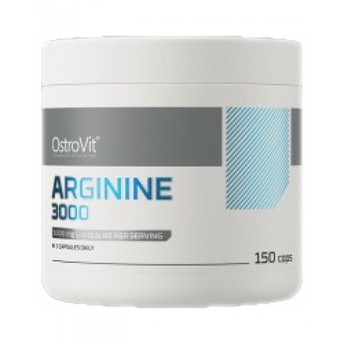 OstroVit - Arginine 3000 / L-Arginine Caps / 150 капсули, 50 дози