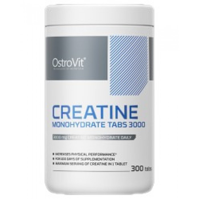 OstroVit - Creatine Monohydrate Tabs 3000 / 300 Таблетки, 100 дози