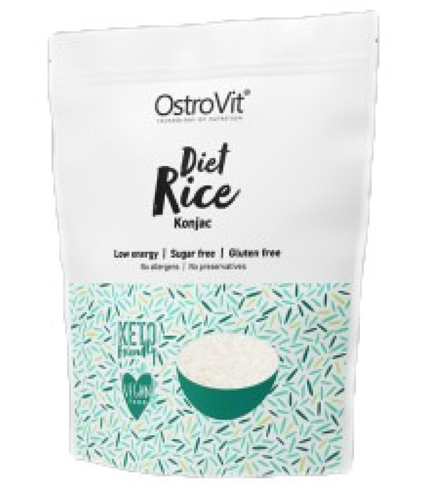 OstroVit - Diet Rice / Keto-Friendly Low-Calorie Konjac / 250 грама