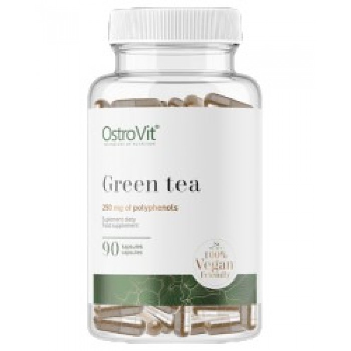 OstroVit - Green Tea 500 mg / Vege / 90 капсули, 90 дози