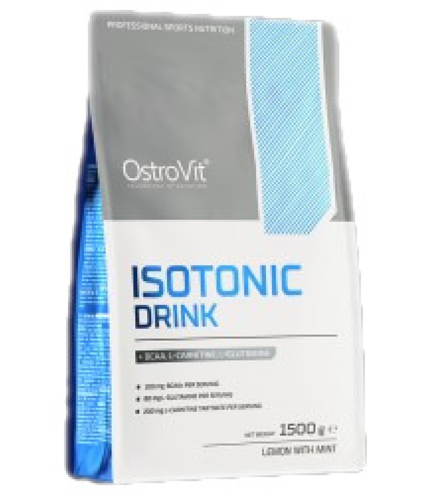 OstroVit - Isotonic Powder + BCAA, L-Carnitine, L-Glutamine / 1500 грама, 150 дози