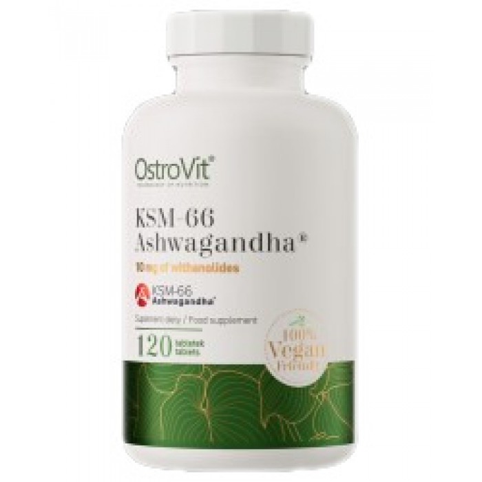 OstroVit - KSM-66 Ashwagandha 400 mg / 120 Таблетки, 120 дози