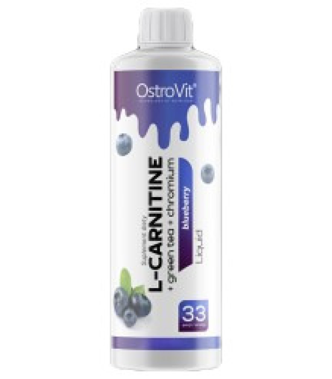 OstroVit - L-Carnitine Liquid | + Green Tea & Chromium / 500 мл, 33 дози