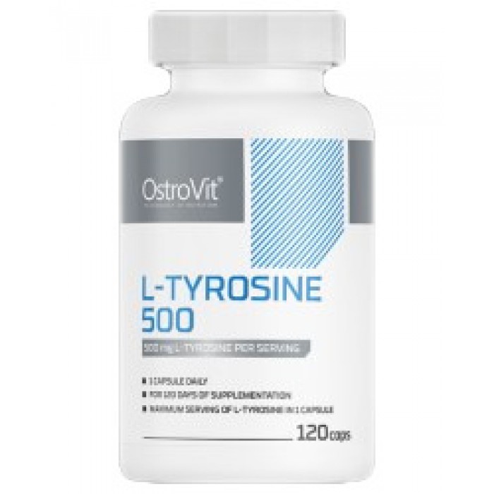 OstroVit - L-Tyrosine 500 mg / 120 капсули, 120 дози