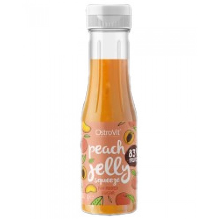 OstroVit - Peach 83% Jelly Squeeze | No Added Sugar / 350 мл