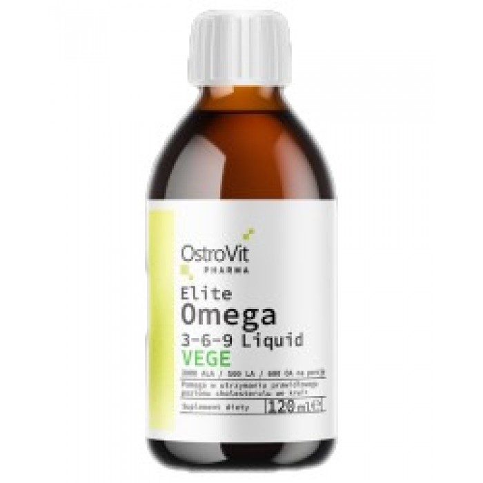 OstroVit - Elite Omega 3-6-9 Liquid | Vege / 120 мл, 30 дози