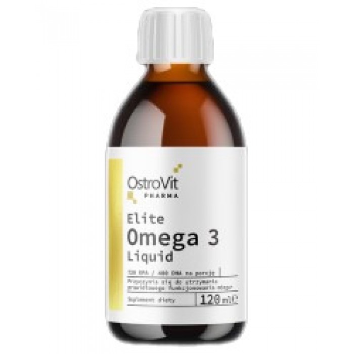 OstroVit - Elite Omega 3 Liquid | 60% EPA + DHA / 120 мл, 60 дози