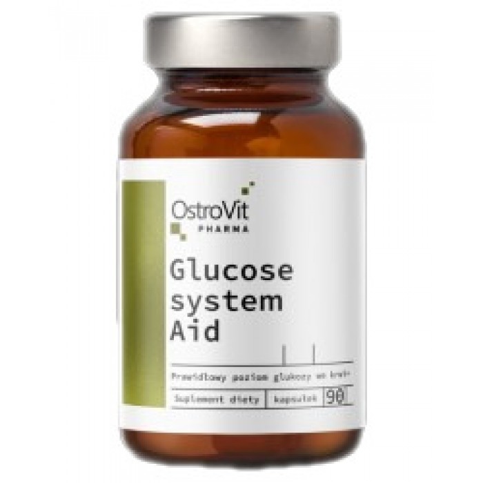 OstroVit - Glucose System Aid | with Berberine, Alpha Lipoic Acid, Cinnamon & Mulberry / 90 капсули, 30 дози
