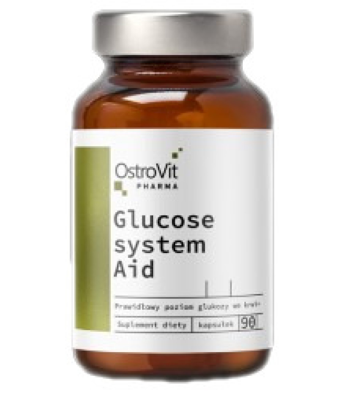 OstroVit - Glucose System Aid | with Berberine, Alpha Lipoic Acid, Cinnamon & Mulberry / 90 капсули, 30 дози