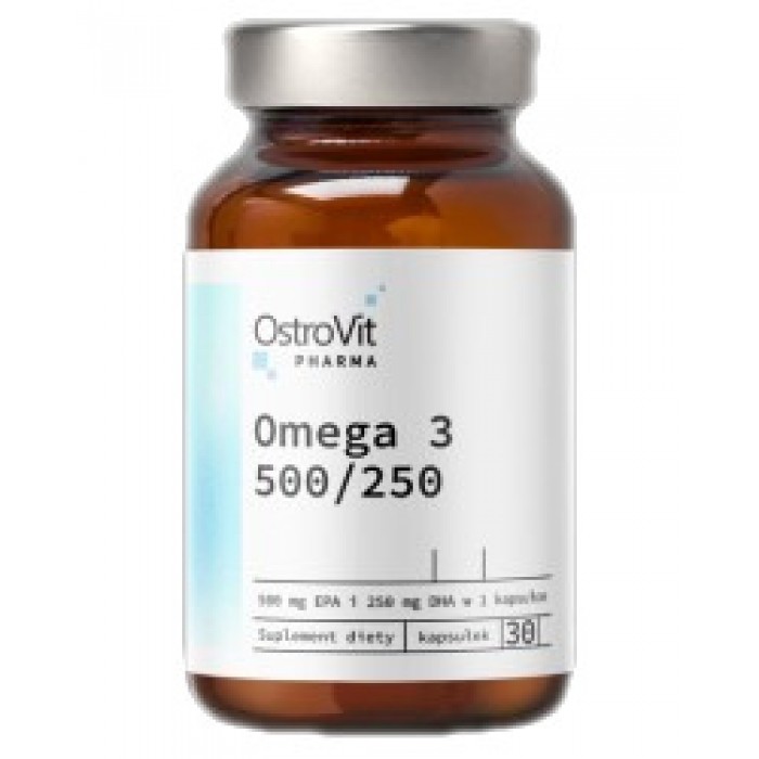 OstroVit - Omega 3 500/250 / 30 Гел капсули, 30 дози
