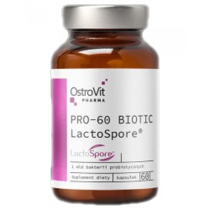 OstroVit - PRO-60 BIOTIC LactoSpore® | Probiotic / 60 капсули, 60 дози