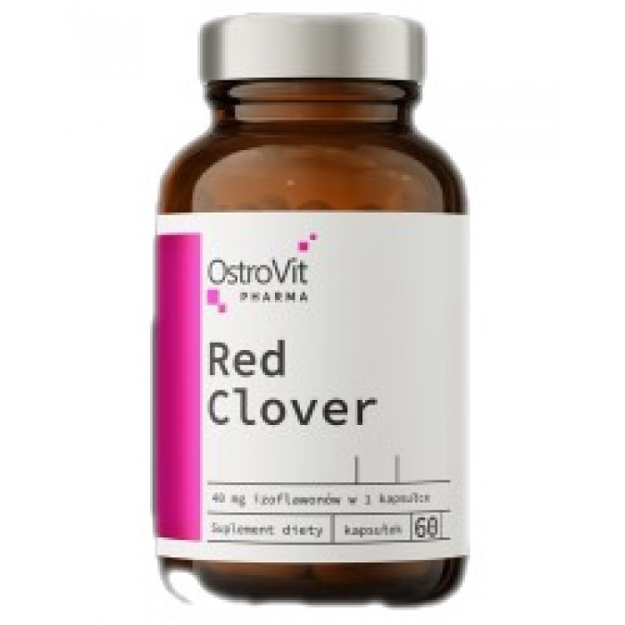 OstroVit - Red Clover 500 mg | with 8% Isoflavones / 60 капсули, 60 дози