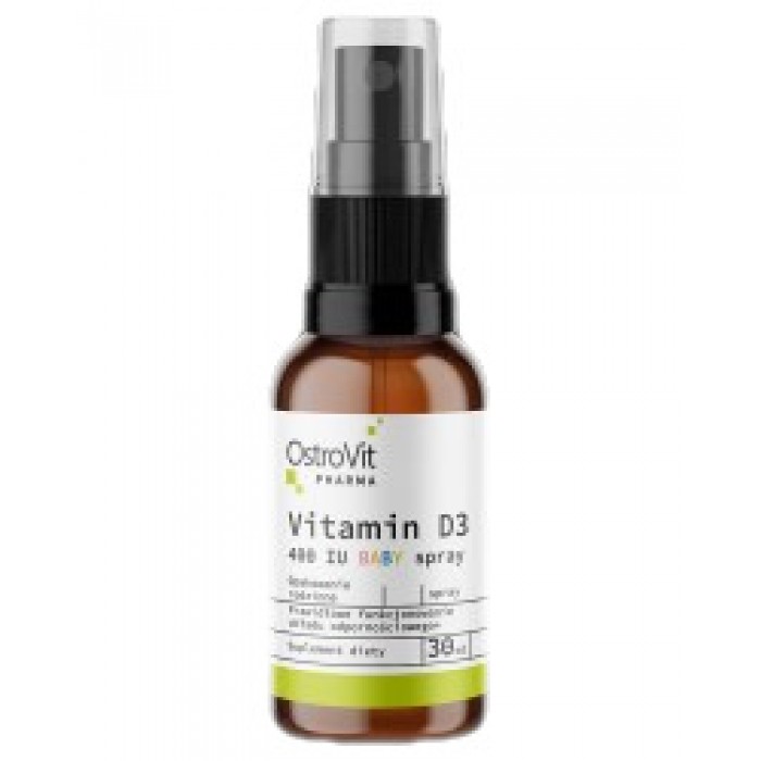 OstroVit - Vitamin D3 400 IU | Baby Spray / 30 мл, 303 дози