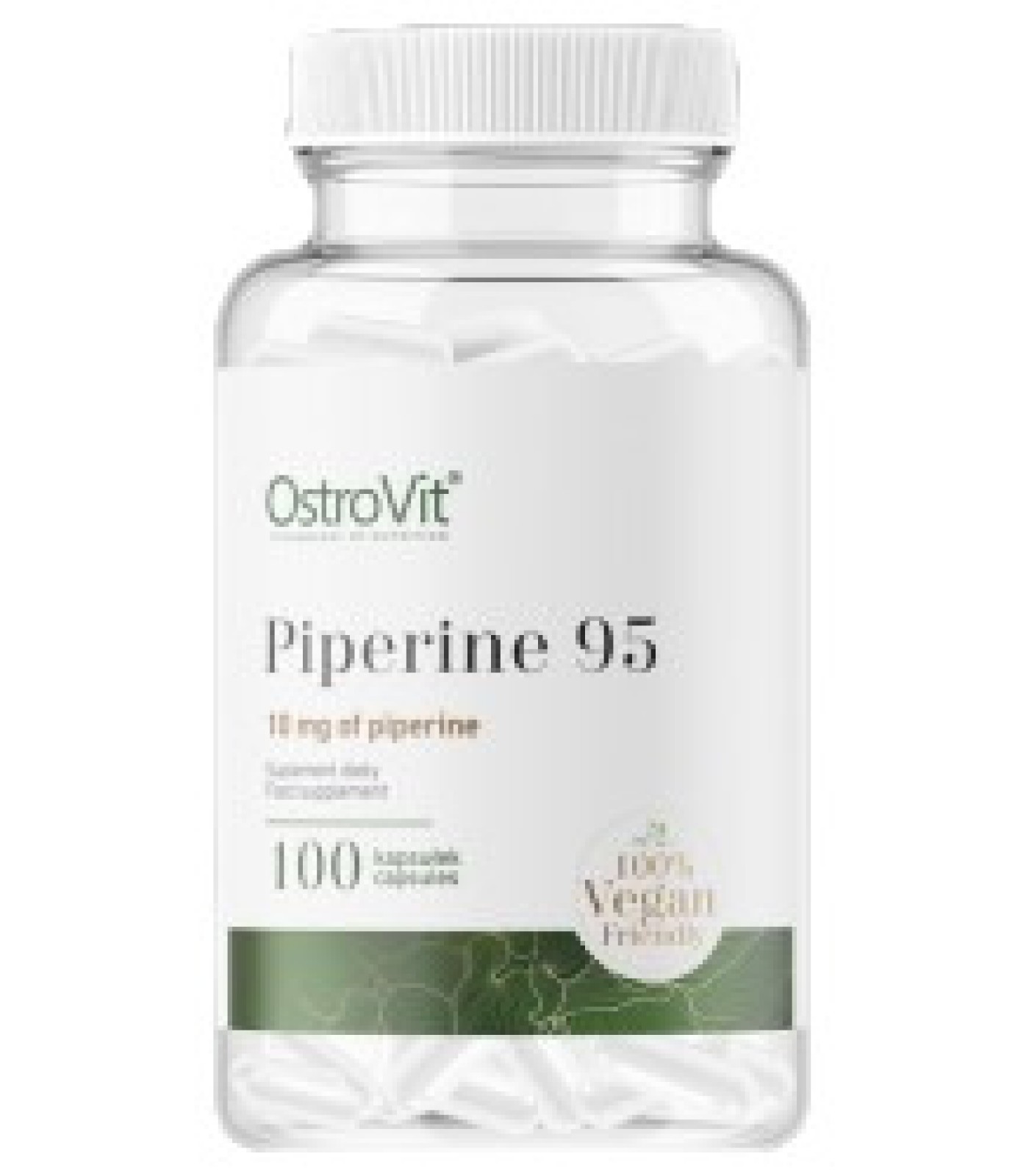 OstroVit - Piperine 95 / Vege / 100 капсули, 100 дози