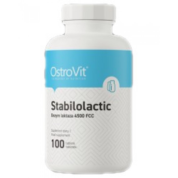 OstroVit - Stabilolactic | Lactase enzyme 4500 FCC / 100 Таблетки, 100 дози