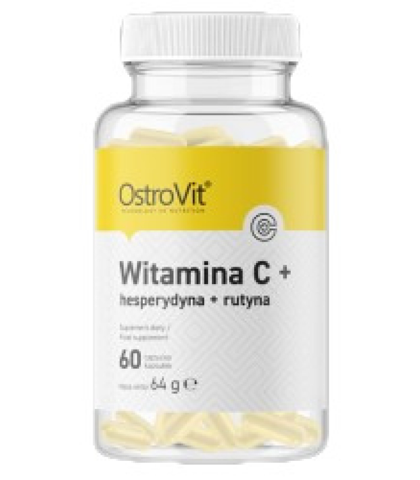 OstroVit - Vitamin C + Hesperidin + Rutin / 60 капсули, 60 дози