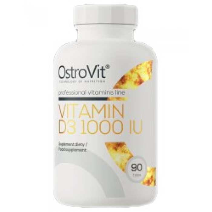 OstroVit - Vitamin D3 1000 IU / 90 Таблетки, 90 дози