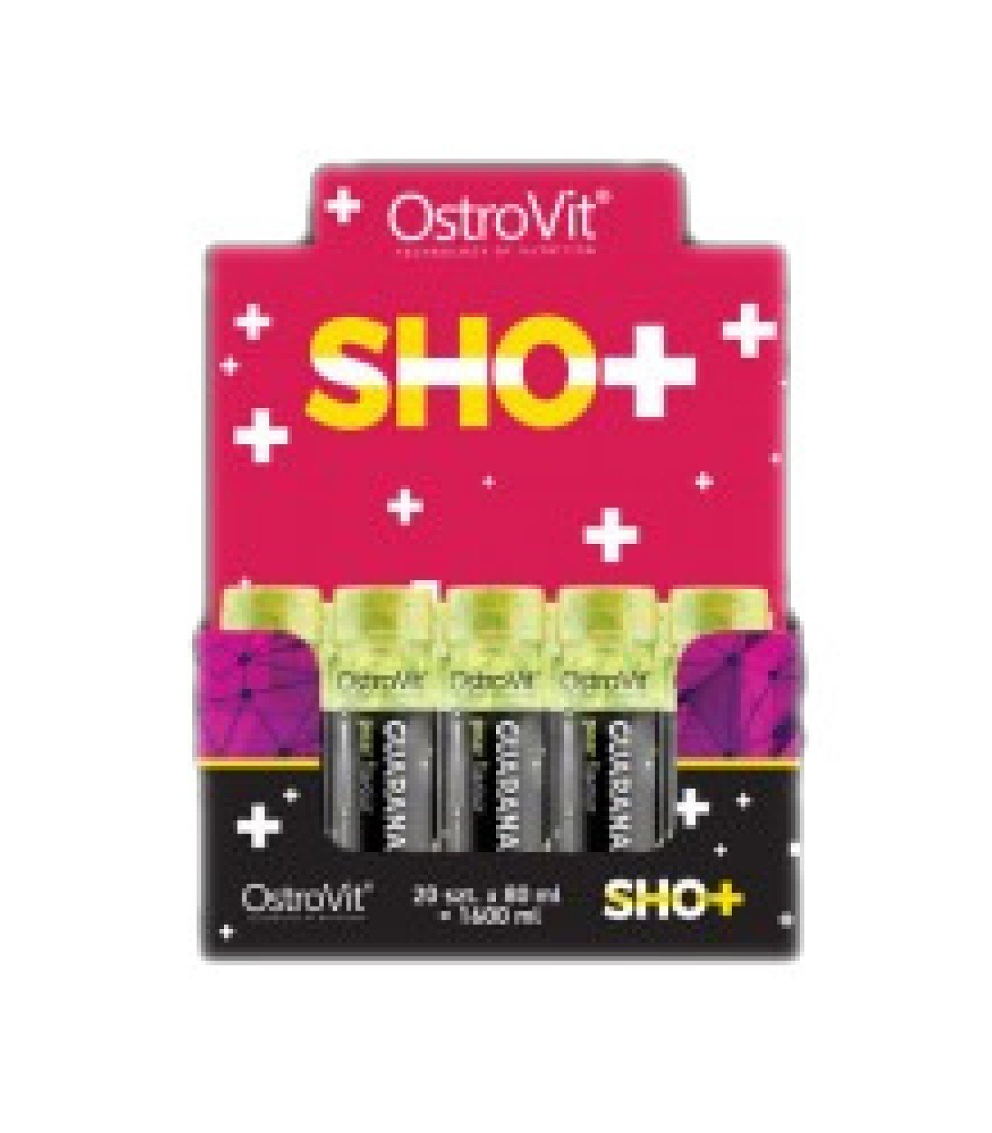 OstroVit - Guarana Shot / with Ginseng / 80 мл, 20 дози