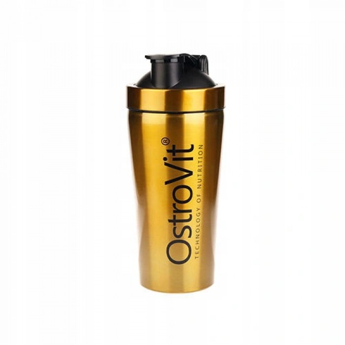 OstroVit - Metal / Steel Shaker / 750 ml / Gold