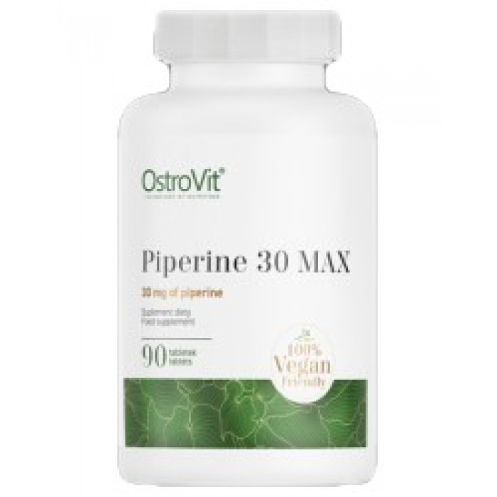 OstroVit - Piperine 30 Max / 90 Таблетки, 90 дози