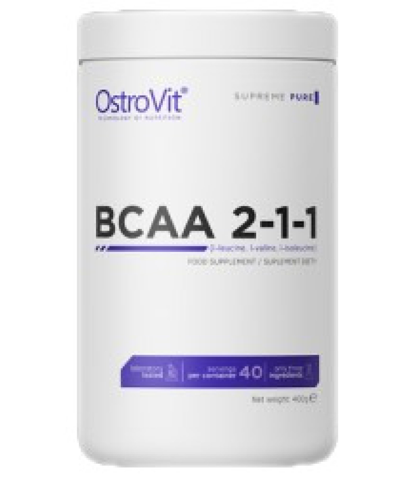 OstroVit - BCAA 2:1:1 Powder / 400 грама, 40 дози